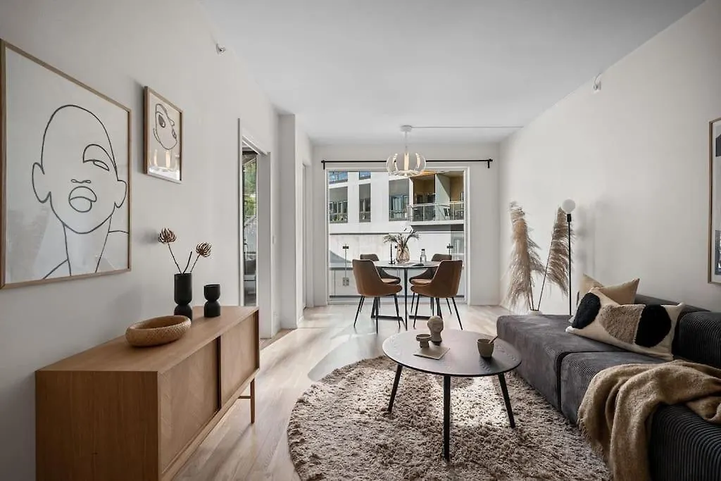 Modern Apartment With Balcony Μπέργκεν